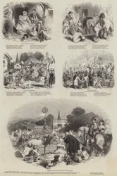 Vida de primavera en la ciudad y el campo